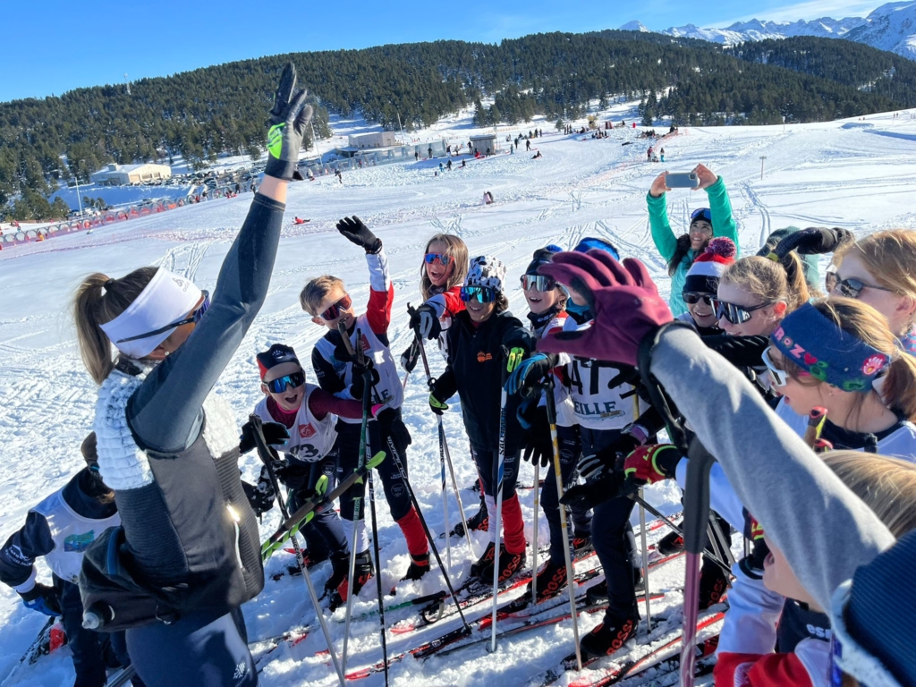 Course ski de fond Beille janvier 2024