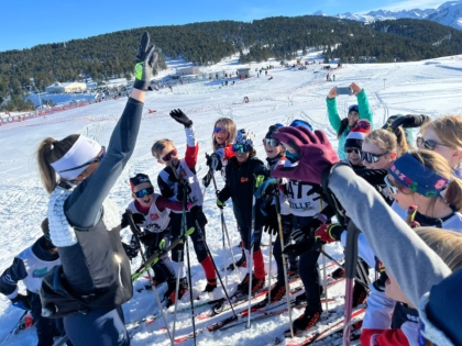 Course ski de fond Beille janvier 2024